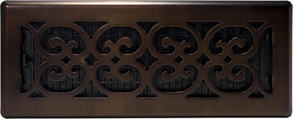 SPH412-RB Floor Register, 4X12, Rubbed Bronze Finish